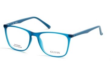 Image of Guess GU9150 Eyeglass Frames - Matte Turquoise Frame Color