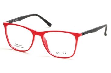 Image of Guess GU9150 Eyeglass Frames - Shiny Red Frame Color