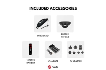 Image of Guide Sensmart TD 653 2.6x50mm 30mm Tube Thermal Imaging Monoculars, LRF, Black, TD653L