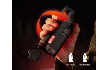 Image of Guide Sensmart TD 653 2.6x50mm 30mm Tube Thermal Imaging Monoculars, LRF, Black, TD653L