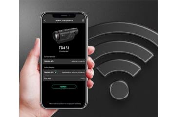 Image of Guide USA TD LRF Series TD411 LRF 1.4-5.6x19mm Thermal Monocular, 384x288, Black, TD411LRF