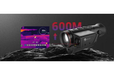 Image of Guide USA TD LRF Series TD411 LRF 1.4-5.6x19mm Thermal Monocular, 384x288, Black, TD411LRF