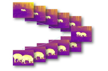 Image of Guide Sensmart TK Gen2 Series TK421 1.7-6.8x25mm Thermal Monocular, 400x300, Black, TK421