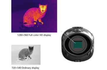Image of Guide Sensmart TK Gen2 Series TK431 2.3-9.2x35mm Thermal Monocular, 400x300, Black, TK431