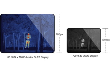 Image of Guide Sensmart TN series LRF TN630 2.0-16x30mm Thermal Binocular, 640x480, Black, TN630LRF
