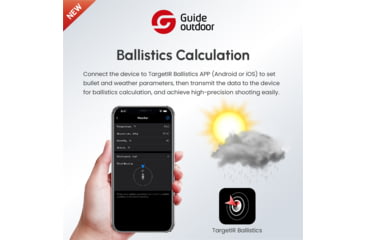 Image of Guide USA TR Series 430A 3.3-13.2x35mm Thermal Rifle scope, 50 Hz, 400x300, TR430-A