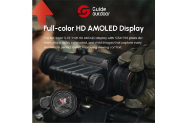 Image of Guide USA TR Series 430A 3.3-13.2x35mm Thermal Rifle scope, 50 Hz, 400x300, TR430-A