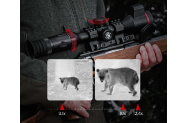 Image of Guide Sensmart TU 635 L 3.0 3x35mm 30mm Tube Thermal Rifle Scope, LRF, Black, TU635L