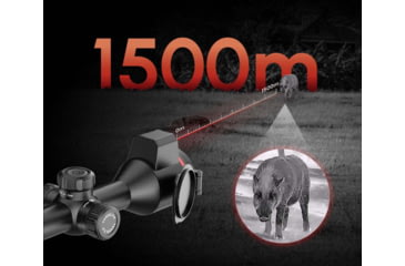 Image of Guide Sensmart TU 635 L 3.0 3x35mm 30mm Tube Thermal Rifle Scope, LRF, Black, TU635L