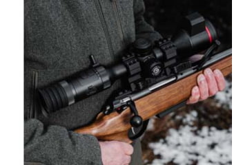 Image of Guide Sensmart TU 650 L 3.0 3.9x50mm 30mm Tube Thermal Rifle Scope, LRF, Black, TU650L