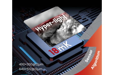 Image of Guide Sensmart TU 635 L 3.0 3x35mm 30mm Tube Thermal Rifle Scope, LRF, Black, TU635L