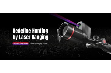 Image of Guide Sensmart TU Series TU431 LRF 2.6-10,4x35mm Thermal Rifle Scope and Range Finder, 400x300, Black, TU431LRF