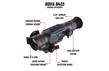 Image of Guide USA N435 3.3-13.2x35mm Thermal Rifle Scope
