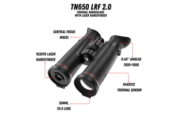 Image of Guide USA TN650L 3.9-31.2x50mm Thermal Binocular