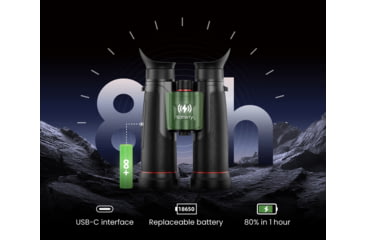 Image of Guide USA TN650L 3.9-31.2x50mm Thermal Binocular