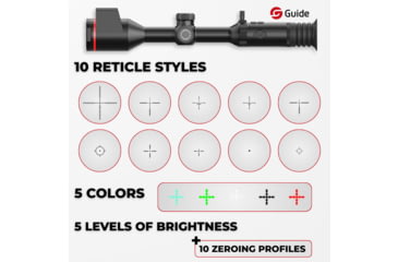 Image of Guide USA TU1250 LRF MUO 2-32x50mm 30mm Tube Thermal Rifle Scope