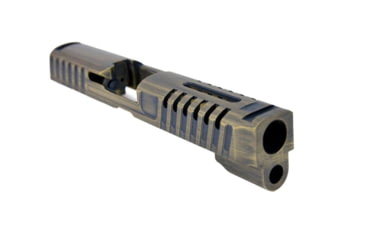 Image of Gun Cuts Annihilator for Sig Sauer, P320 Full Size/ M17, No Optic Cut, Battleworn Gold, GC-P320F-ANH-GOLBW-NO