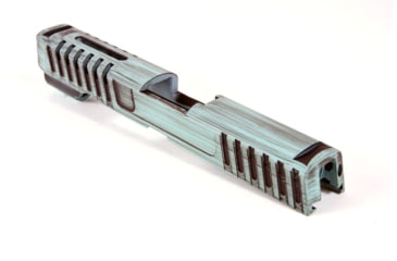 Image of Gun Cuts Annihilator for Sig Sauer, P320 Full Size/ M17, No Optic Cut, Battleworn Robbins Egg Blue, GC-P320F-ANH-REBBW-NO