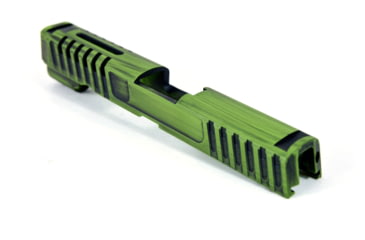 Image of Gun Cuts Annihilator for Sig Sauer, P320 Full Size/ M17, No Optic Cut, Battleworn Zombie Green, GC-P320F-ANH-ZGRBW-NO