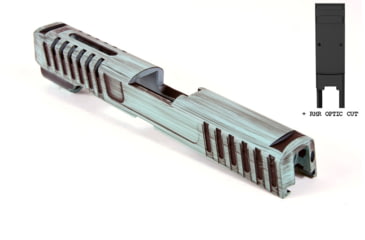 Image of Gun Cuts Annihilator for Sig Sauer P320 Full Size/M17, Optic Cut, Battleworn Robbins Egg Blue, GC-P320F-ANH-REBBW-RMR