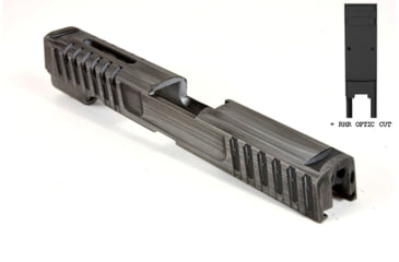 Image of Gun Cuts Annihilator for Sig Sauer P320 Full Size/M17, Optic Cut, Battleworn Silver, GC-P320F-ANH-CSIBW-RMR