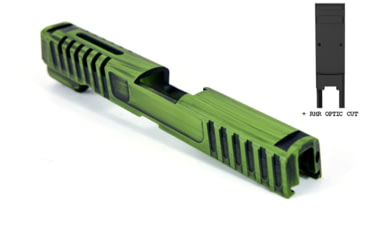 Image of Gun Cuts Annihilator for Sig Sauer P320 Full Size/M17, Optic Cut, Battleworn Zombie Green, GC-P320F-ANH-ZGRBW-RMR