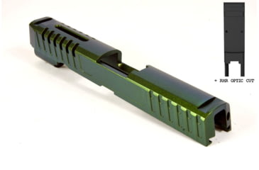 Image of Gun Cuts Annihilator for Sig Sauer P320 Full Size/M17, Optic Cut, Radioactive Green, GC-P320F-ANH-RGR-RMR