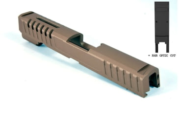 Image of Gun Cuts Annihilator for Sig Sauer P320 Full Size/M17, Optic Cut, Smoked Bronze, GC-P320F-ANH-SBR-RMR