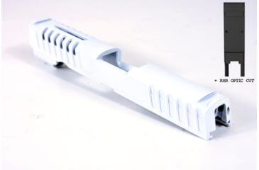 Image of Gun Cuts Annihilator for Sig Sauer P320 Full Size/M17, Optic Cut, Stormtooper White, GC-P320F-ANH-SWH-RMR