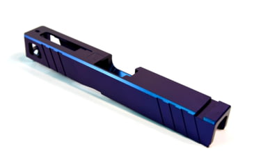 Image of Gun Cuts Apprentice Slide for Glock 17, No Optic Cut, Arctic Laser Blue, GC-G17-APP-ALS-NO