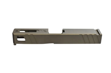 Image of Gun Cuts Apprentice Slide for Glock 19 Gen 3, No Optic Cut, Midnight Bronze, GC-G19-APP-MBR-NO