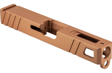 Image of Gun Cuts Apprentice Slide for Glock 19, No Optic Cut, Copper, GC-G19-APP-COP-NO