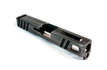 Image of Gun Cuts Apprentice Slide for Glock 19, Optic Cut, Battleworn Silver, GC-G19-APP-CSIBW-RMR