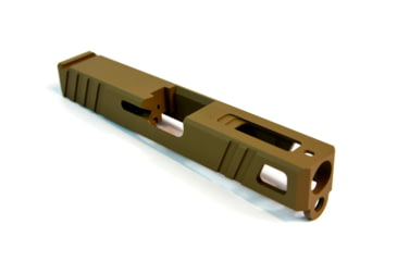 Image of Gun Cuts Apprentice Slide for Glock 19, Optic Cut, Coyote Tan, GC-G19-APP-CTA-RMR