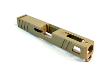Image of Gun Cuts Apprentice Slide for Glock 19, Optic Cut, Desert Sand, GC-G19-APP-DSA-RMR