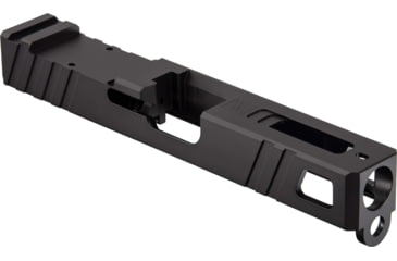 Image of Gun Cuts Apprentice Slide for Glock 19, Optic Cut, Graphite Black, GC-G19-APP-GBL-RMR