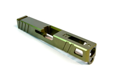 Image of Gun Cuts Apprentice Slide for Glock 19, Optic Cut, Leprechaun Gold, GC-G19-APP-LGO-RMR