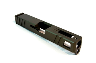 Image of Gun Cuts Apprentice Slide for Glock 19, Optic Cut, Midnight Bronze, GC-G19-APP-MBR-RMR