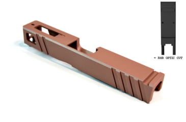 Image of Gun Cuts Apprentice Slide for Glock 19, Optic Cut, Rose Gold, GC-G19-APP-RGO-RMR
