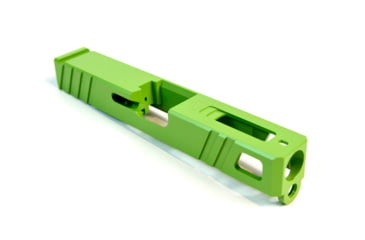 Image of Gun Cuts Apprentice Slide for Glock 19, Optic Cut, Zombie Green, GC-G19-APP-ZGR-RMR