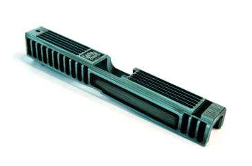 Image of Gun Cuts Bulldog Slide for Glock 17, No Optic Cut, Battleworn Robbins Egg Blue, GC-G17-BUL-REBBW-NO