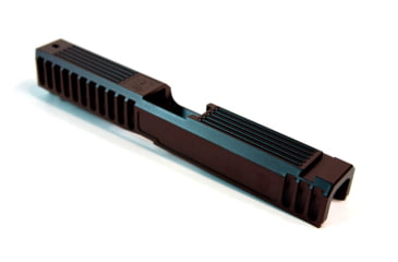 Image of Gun Cuts Bulldog Slide for Glock 17, No Optic Cut, Black Cherry Bomb, GC-G17-BUL-BCB-NO