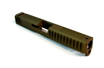 Image of Gun Cuts Bulldog Slide for Glock 17, No Optic Cut, Burnt Bronze, GC-G17-BUL-BBR-NO