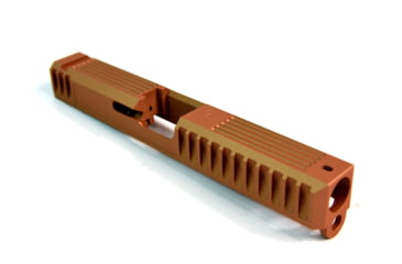 Image of Gun Cuts Bulldog Slide for Glock 17, No Optic Cut, Copper, GC-G17-BUL-COP-NO