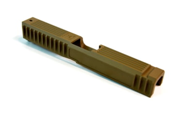 Image of Gun Cuts Bulldog Slide for Glock 17, No Optic Cut, Coyote Tan, GC-G17-BUL-CTA-NO