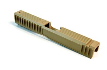 Image of Gun Cuts Bulldog Slide for Glock 17, No Optic Cut, Desert Sand, GC-G17-BUL-DSA-NO