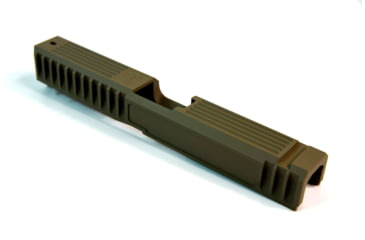Image of Gun Cuts Bulldog Slide for Glock 17, No Optic Cut, Flat Dark Earth, GC-G17-BUL-FDE-NO