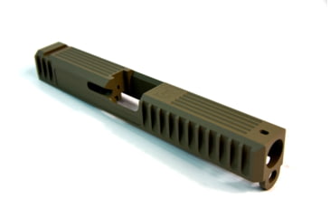 Image of Gun Cuts Bulldog Slide for Glock 17, No Optic Cut, Flat Dark Earth, GC-G17-BUL-FDE-NO