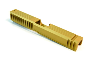 Image of Gun Cuts Bulldog Slide for Glock 17, No Optic Cut, Gold, GC-G17-BUL-GOL-NO