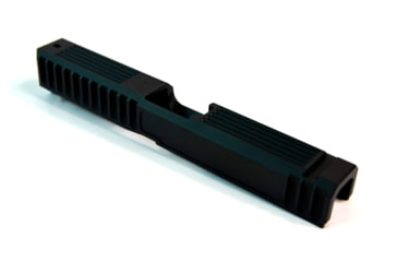 Image of Gun Cuts Bulldog Slide for Glock 17, No Optic Cut, Graphite Black, GC-G17-BUL-GBL-NO